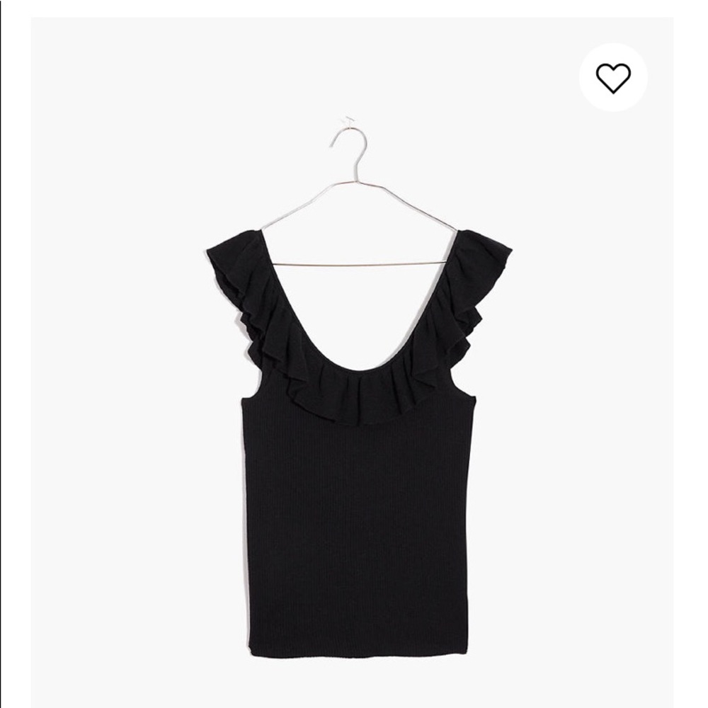 Madewell Wakeford Ruffle sweater top